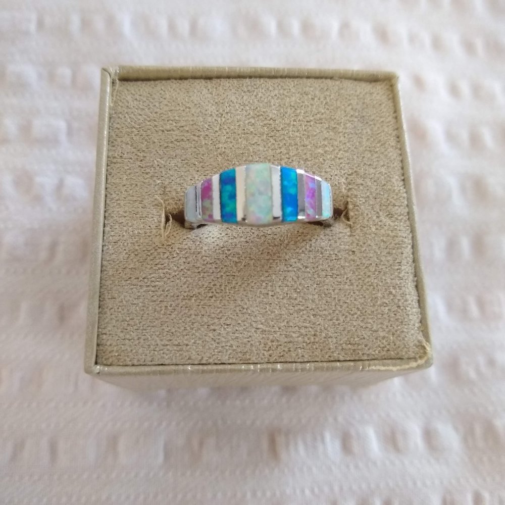 Art deco-style ring, size 7